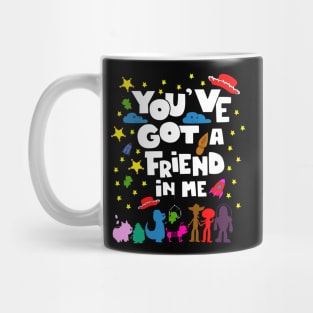 you ve got a friend with me and toys and stars Mug